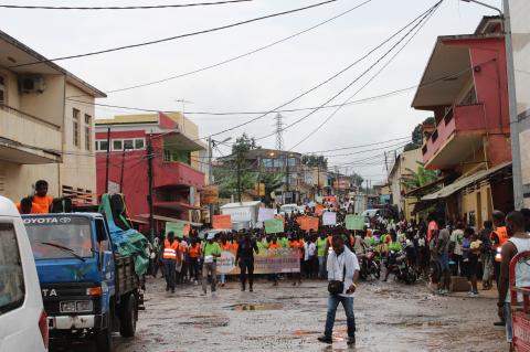 Marcha contra violência