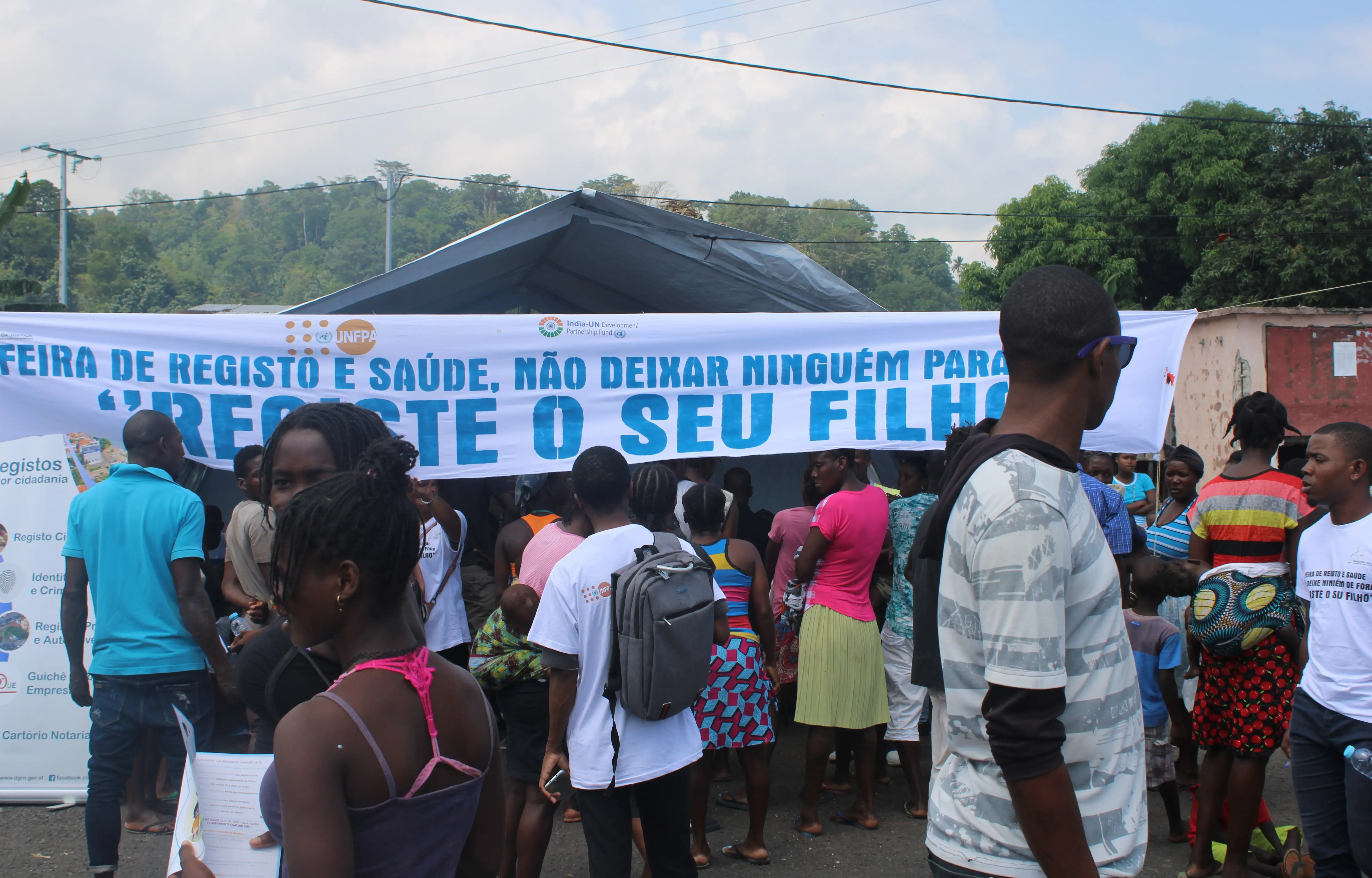 Feira de Registo e Saúde em Santa Catarina